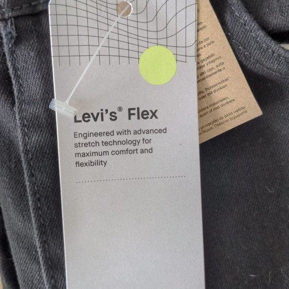 Levi's 514 Regular-Fit Straight Black Jeans - Picture 2 of 5